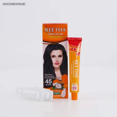Reetha Hair Color 45 Black Price In Pakistan | Order Now - Shop Online Pakistan Reetha Hair Color 45 Black - Shop Online Pakistan