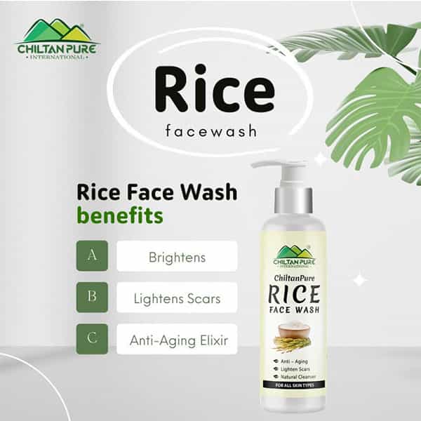 Rice Face Wash – Acts as a Natural Cleanser