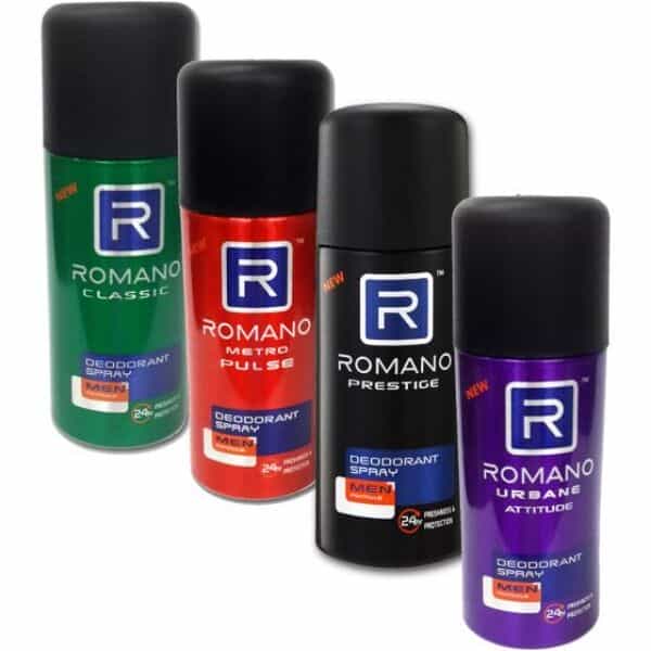 Romano Deodorant Classic Perfume 150Ml - Shop Online Pakistan