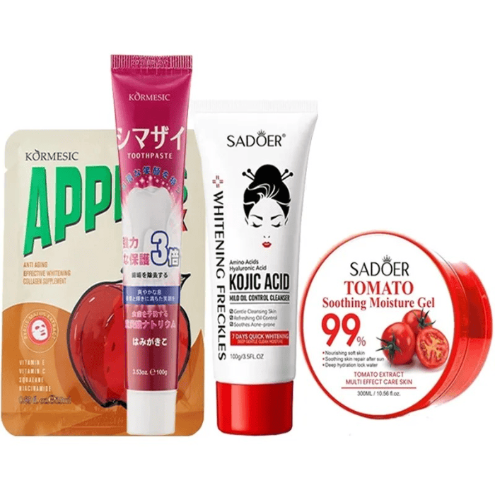 Sadoer Red Pomegranate 4 in 1 Skin Care - Shop Online Pakistan