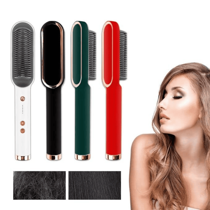 SK 1008 Hair Straightener Brush - Shop Online Pakistan