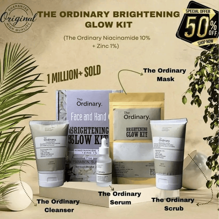 The Ordinary Face And Hand Brightening Glow Kit - Shop Online Pakistan