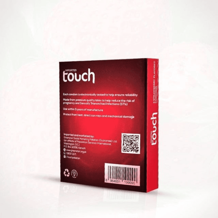 Touch Strawberry Flavored Condom - Shop Online Pakistan