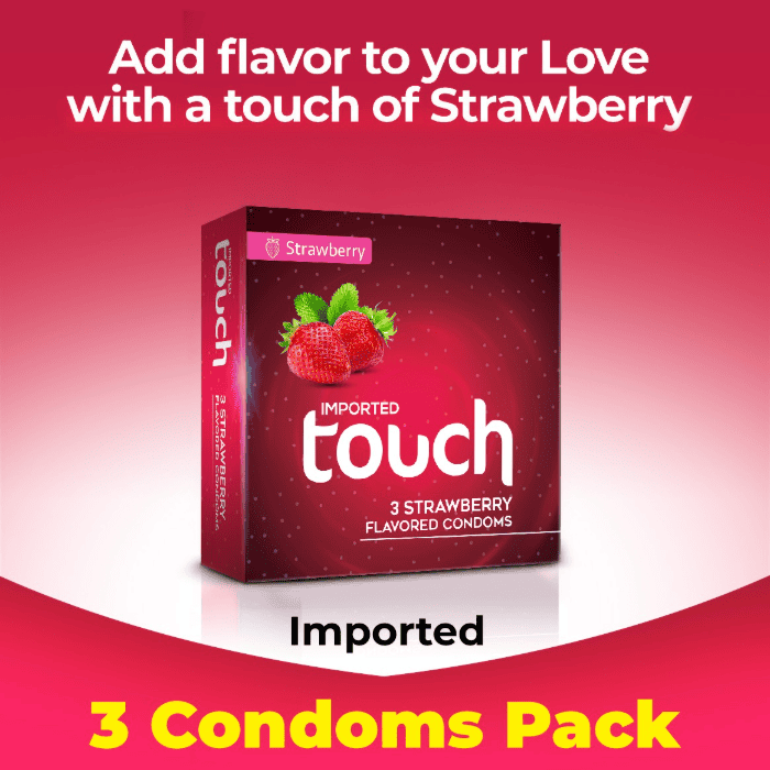 Touch Strawberry Flavored Condom - Shop Online Pakistan