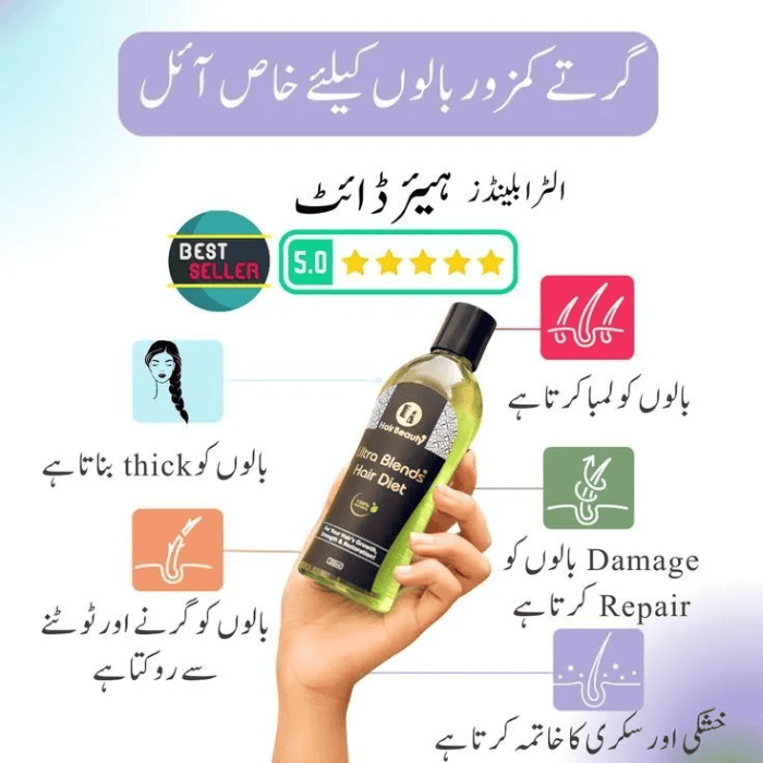 Ultra Blends Hair Diet Oil - Shop Online Pakistan
