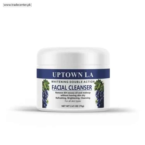 UPTOWN LA WHITENING DOUBLE ACTION FACIAL CLEANSER FOR ALL SKIN TYPES 75ML - Shop Online Pakistan