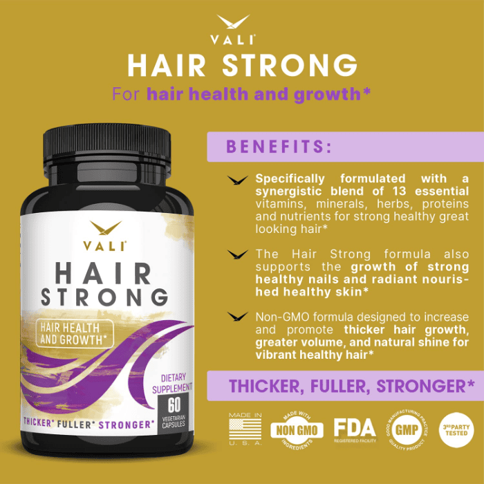 Vali Hair Strong Supplement - Shop Online Pakistan