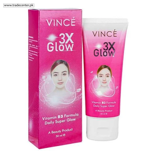 Vince 3X Daily Super Glow Cream - Shop Online Pakistan
