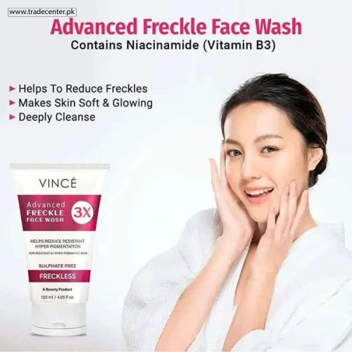 Vince Advanced Freckle Face Wash - Shop Online Pakistan