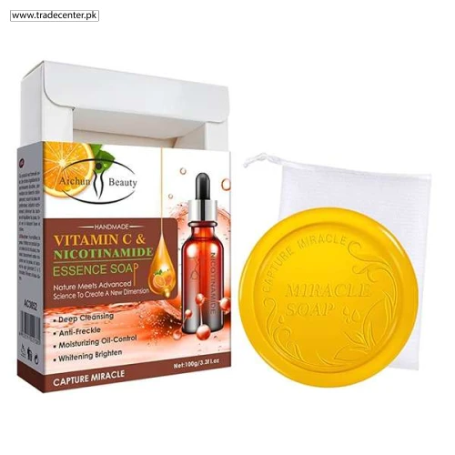 Vitamin C And Nicotinamide Essence Whitening Soap - Shop Online Pakistan