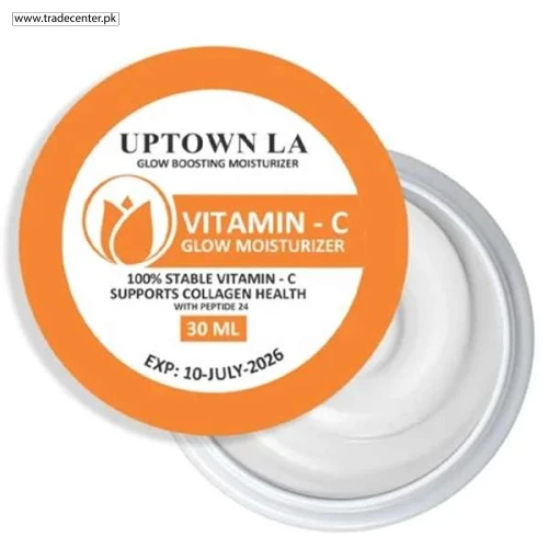 VITAMIN C GLOW BOOSTING MOISTURIZER with 100 % Stable vitamin C and supports collagen health - Shop Online Pakistan