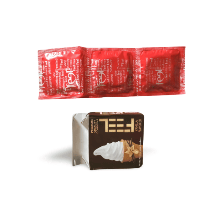 Xtacy Feel Premium Quality Vanilla Flavored Condoms - Shop Online Pakistan