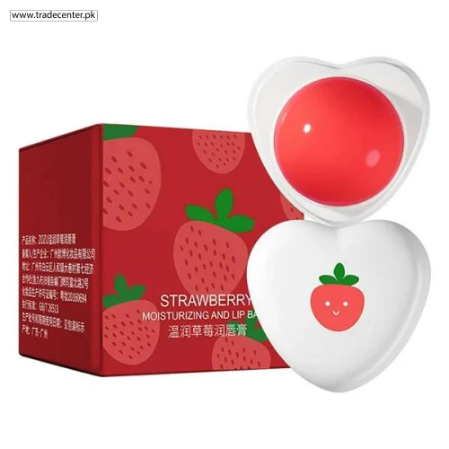 Zozu Strawberry Heart Shape Lip Balm - Shop Online Pakistan