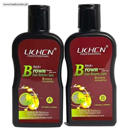 Lichen Dark Brown Hair Color Shampoo