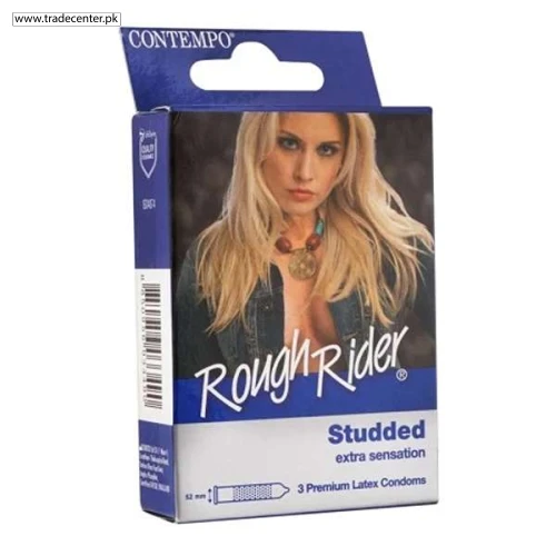 Life Style Rough Rider Studded Extra Sensation Condom,