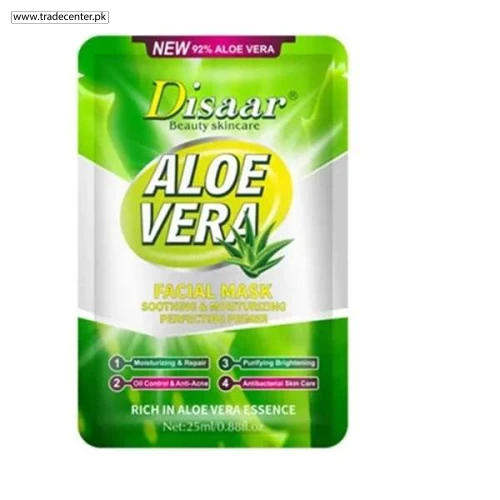 Moisturizing Natural 92% Aloe Vera Sheet Repairing Soothing Mask