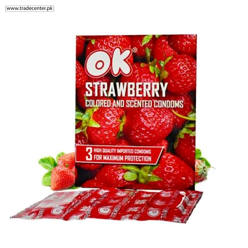 ok strawberry condom