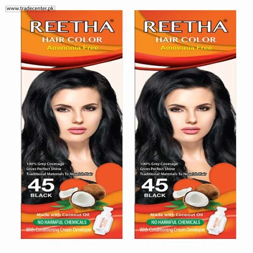 Reetha Hair Color 45 Black