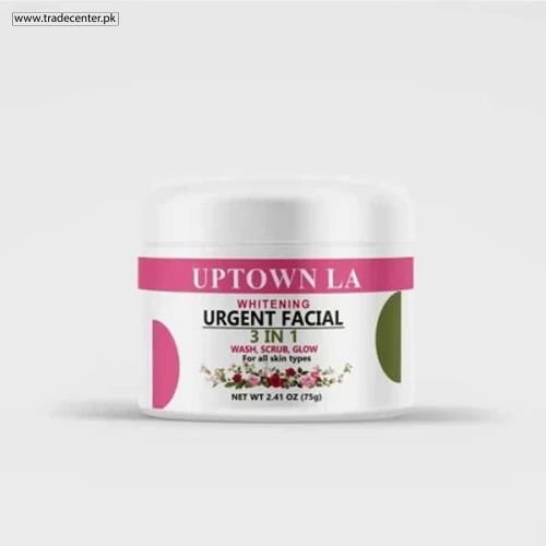 UPTOWN LA WHITENING URGENT FACIAL 3 IN 1 FOR ALL SKIN TYPES