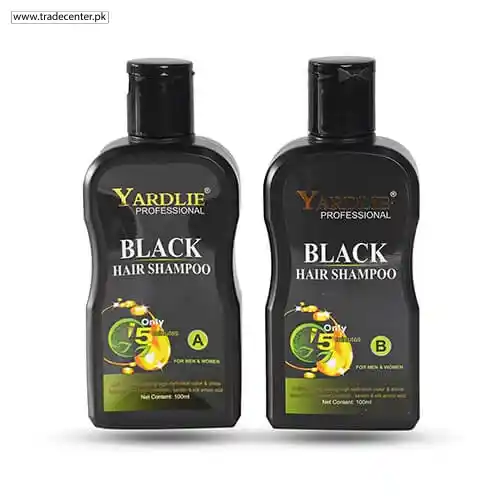 Yardlie Professional Hair Dye Shampoo Black