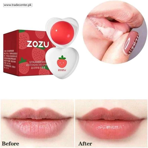 Zozu Strawberry Heart Shape Lip Balm